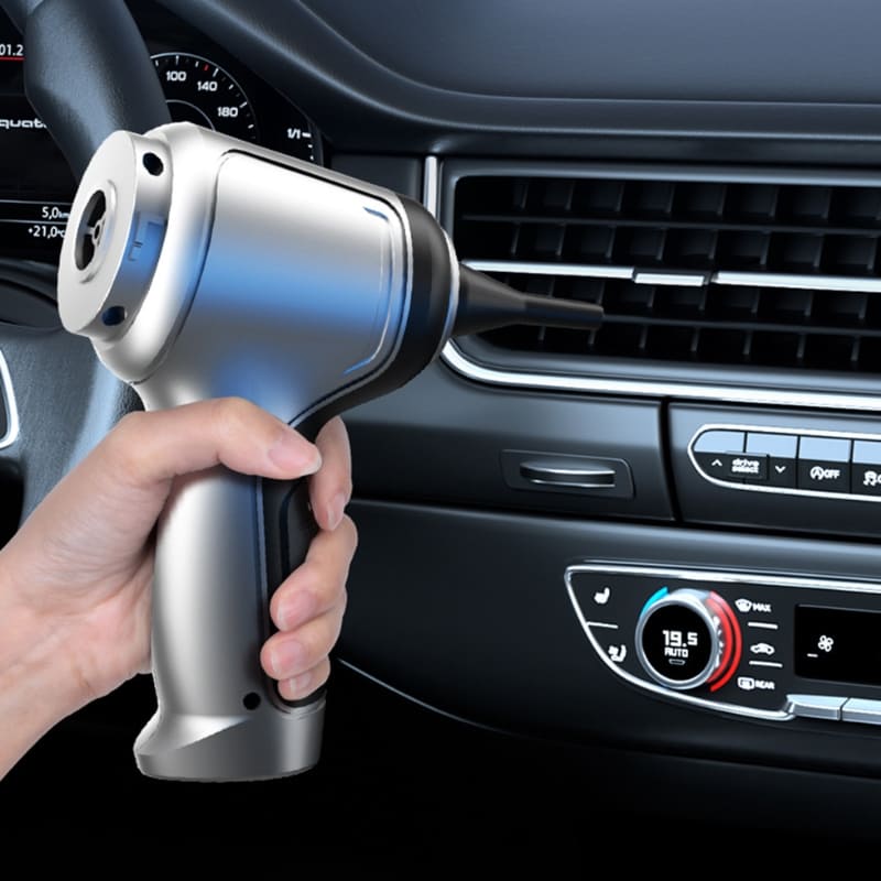 Aspirador de Pó Portátil Sem Fio 2 em 1 (Sucção & Sopro) Recarregável – Zatto 5