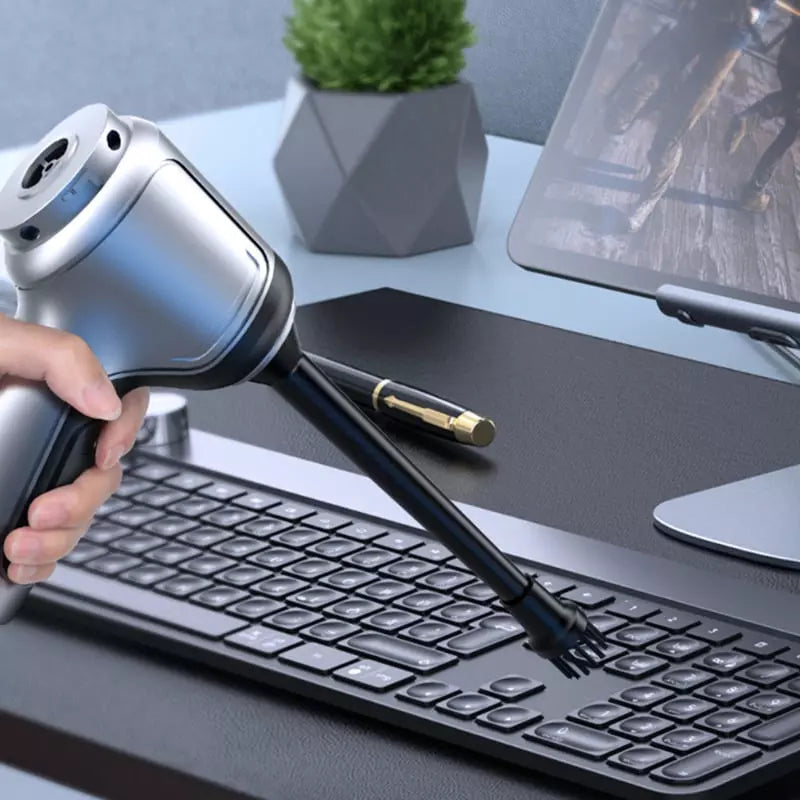 Aspirador de Pó Portátil Sem Fio 2 em 1 (Sucção & Sopro) Recarregável – Zatto 9