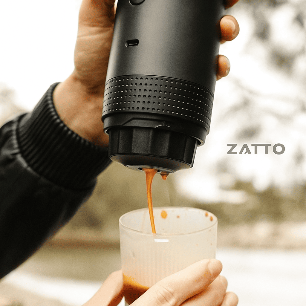 Cafeteira Eletrica Portatil 3 em 1 Quick Coffee Black - Zatto 3