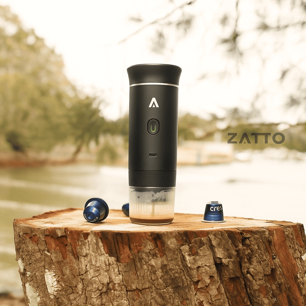 Cafeteira Eletrica Portatil 3 em 1 Quick Coffee Black - Zatto 5