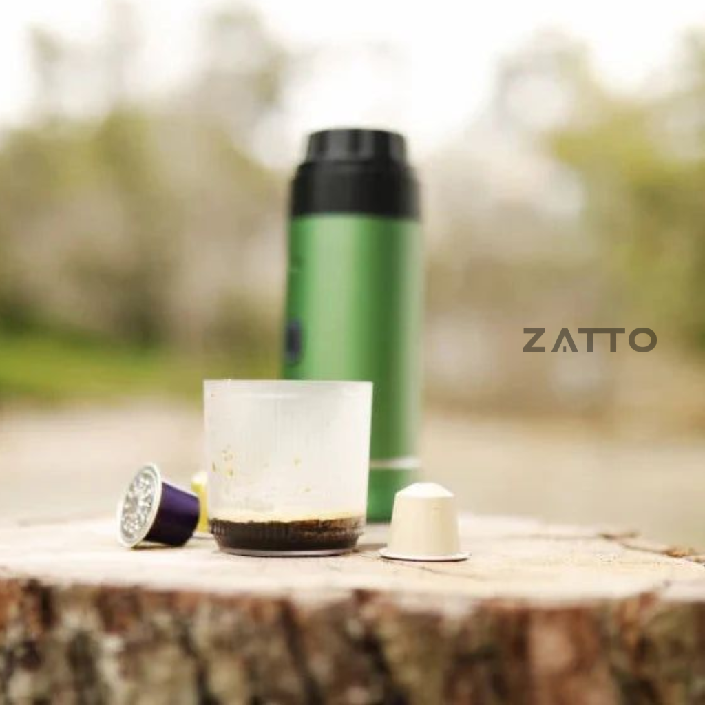 Cafeteira Eletrica Portatil 3 em 1 Quick Coffee Green - Zatto 4