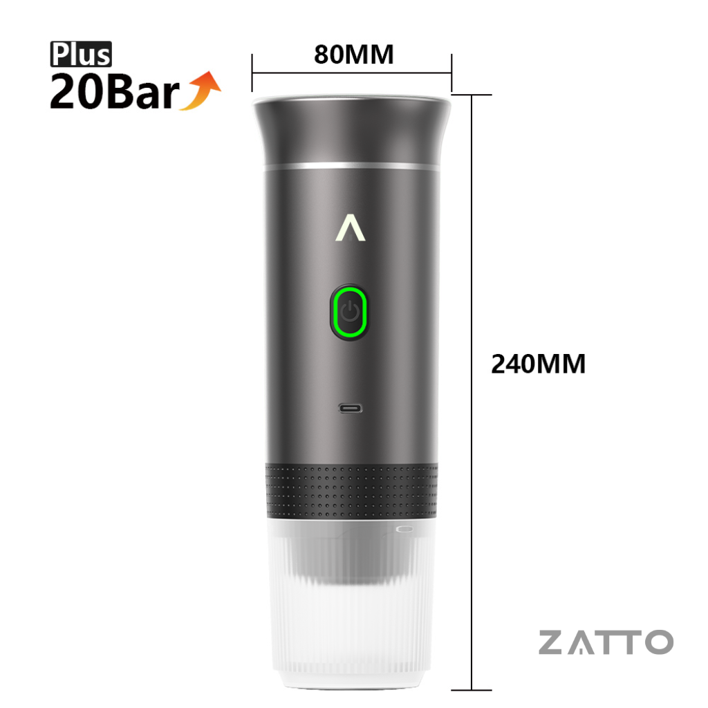 Cafeteira Eletrica Portatil 3 em 1 Quick Coffee Silver - Zatto 10