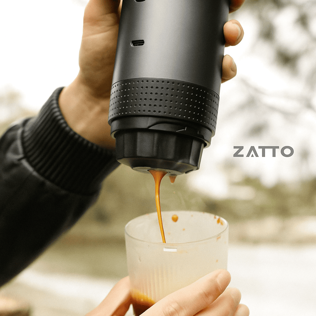 Cafeteira Eletrica Portatil 3 em 1 Quick Coffee Silver - Zatto 3