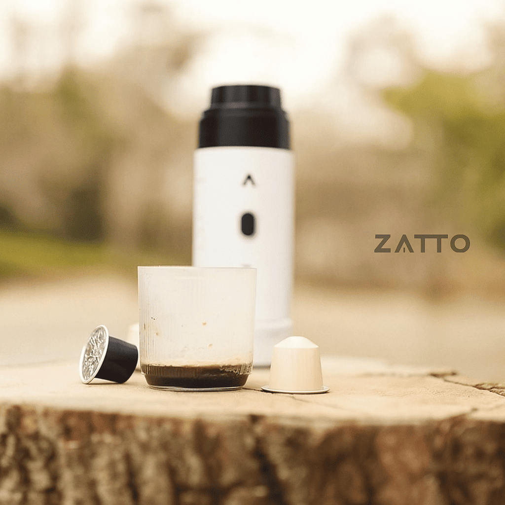 Cafeteira Eletrica Portatil 3 em 1 Quick Coffee White - Zatto 8