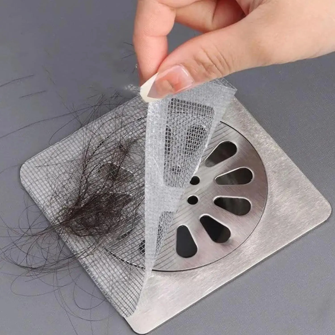 Kit 10 Peças Coletor de Cabelo Descartável para Ralos - Zatto