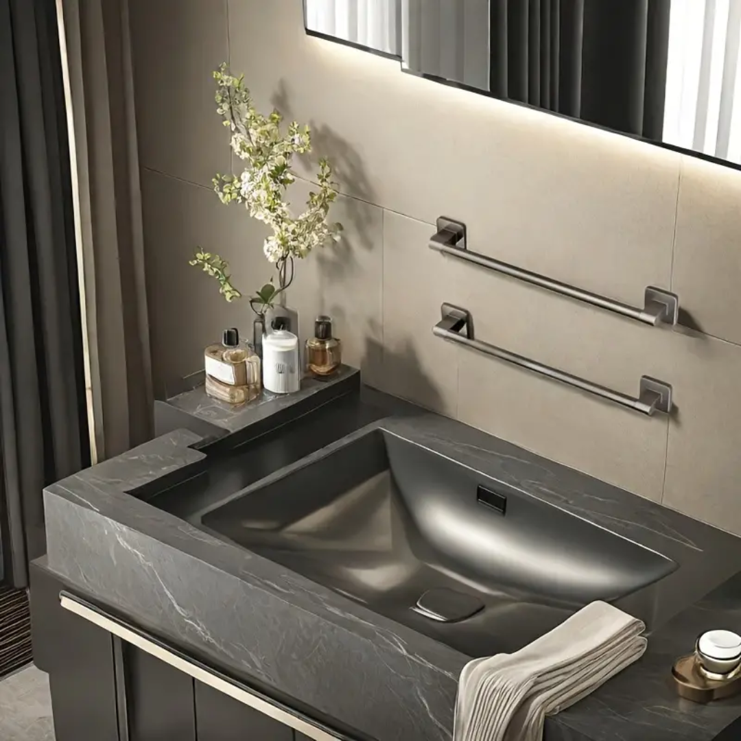 Porta-toalhas Auto-adesivo para Banheiro - Zatto