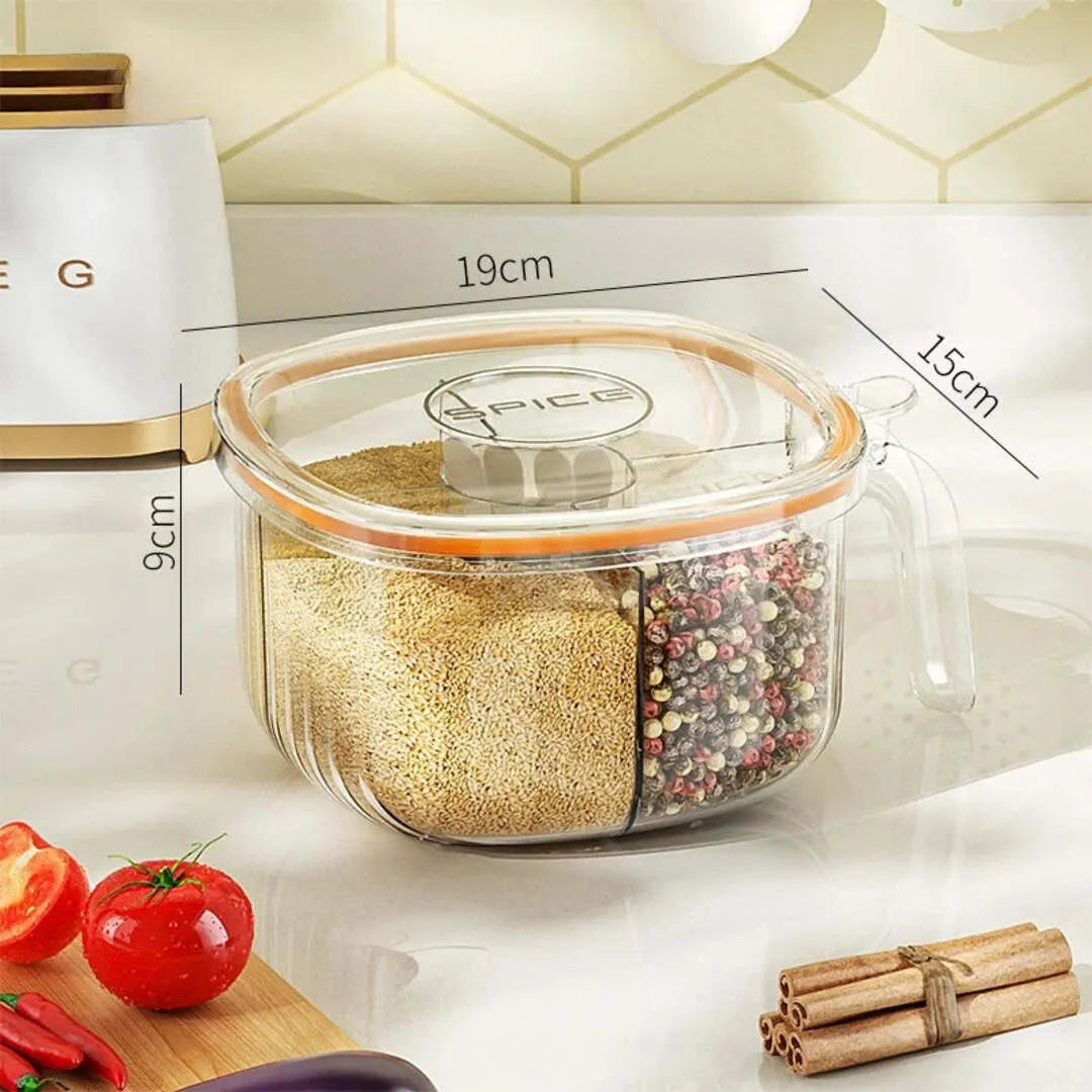 Armazenamento de Tempero com 4 Compartimentos - Zatto