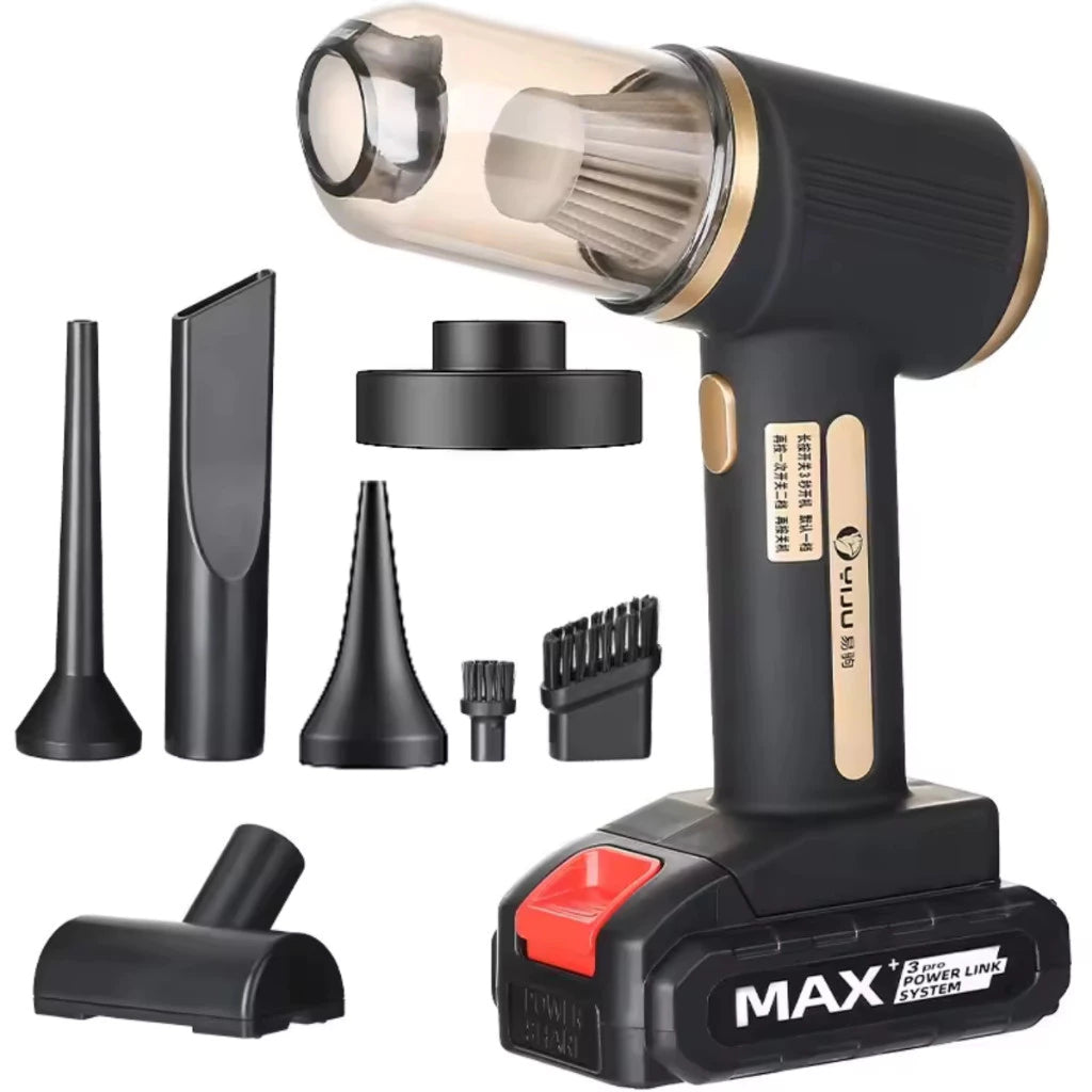 Aspirador e Soprador Portátil Recarregável 7 em 1 - Zatto