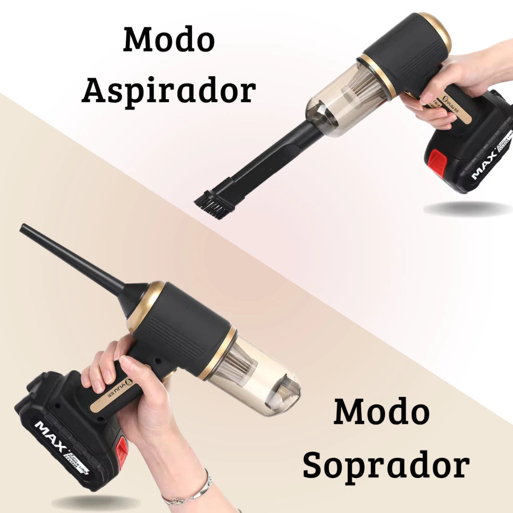 Aspirador e Soprador Portátil Recarregável 7 em 1 - Zatto