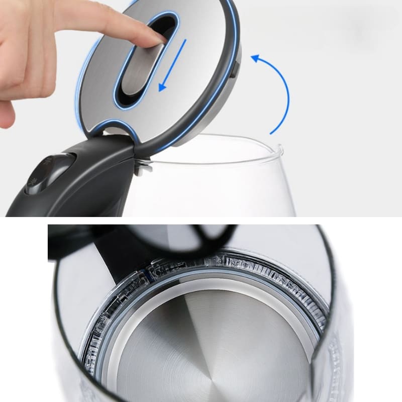 Chaleira Elétrica 2L em Vidro e Inox 110v/220v - Zatto