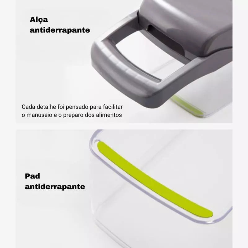 Cortador e Ralador de Legumes Multiuso - Zatto