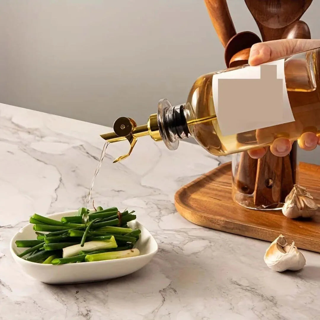 Dispenser de Vidro para Azeite e Vinagre - Zatto