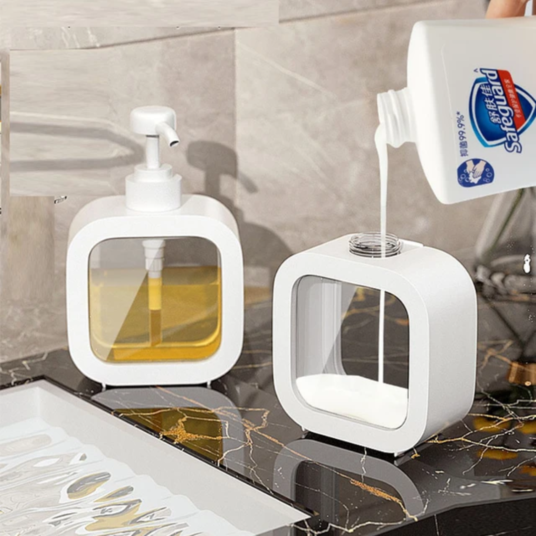 Dispenser Recarregável para Sabonete Líquido ou Detergente - Zatto