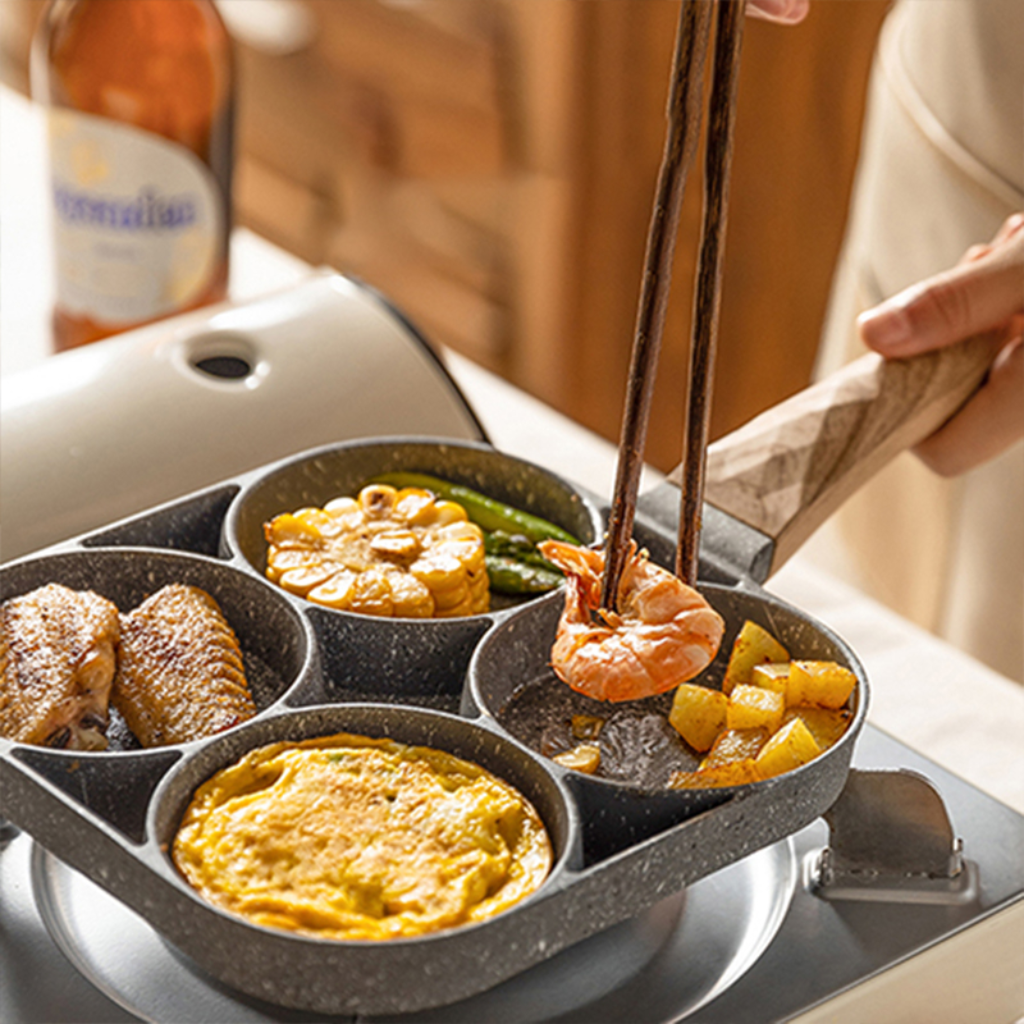 Frigideira Multifuncional Antiaderente de Pedra Maifan - Zatto