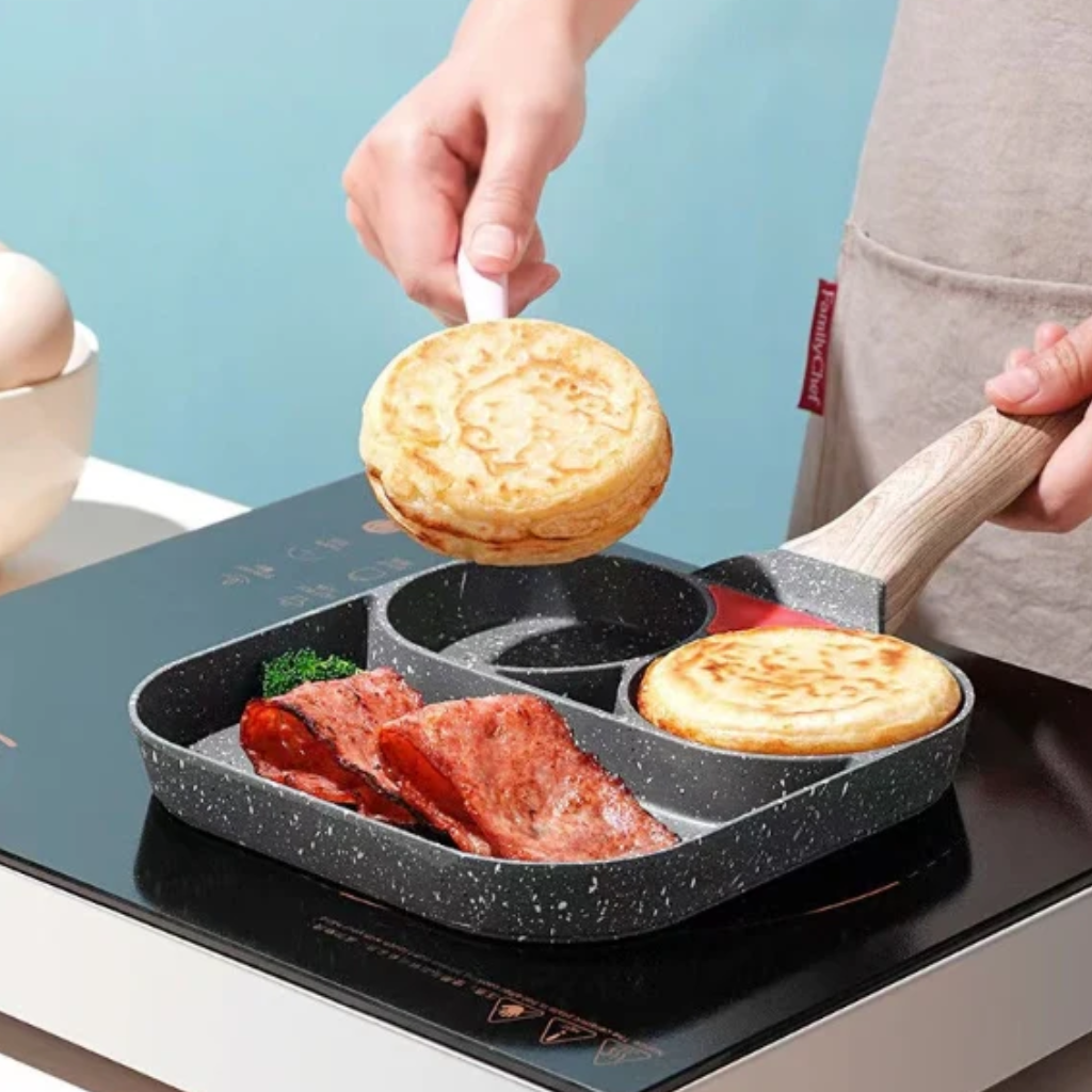 Frigideira Multifuncional Antiaderente de Pedra Maifan - Zatto