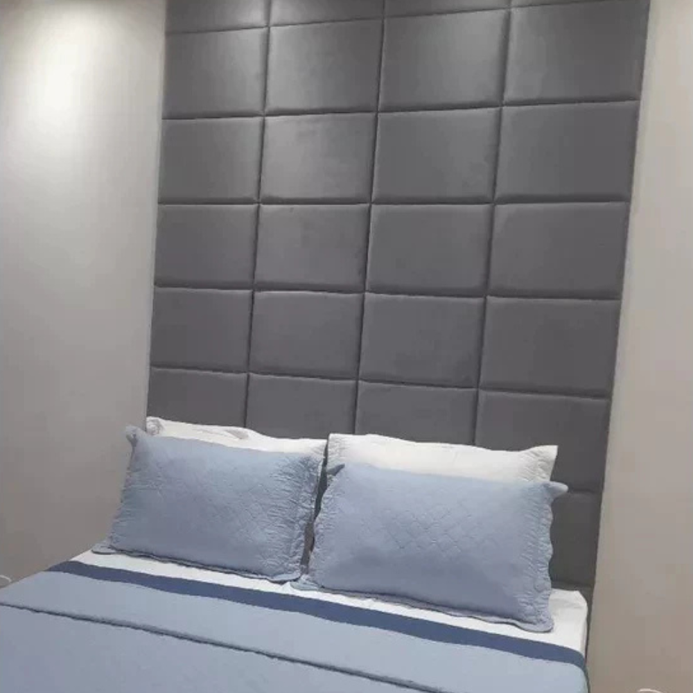 Kit 10 Peças Cabeceira Estofada Decorativa Adesiva Autocolante - Zatto