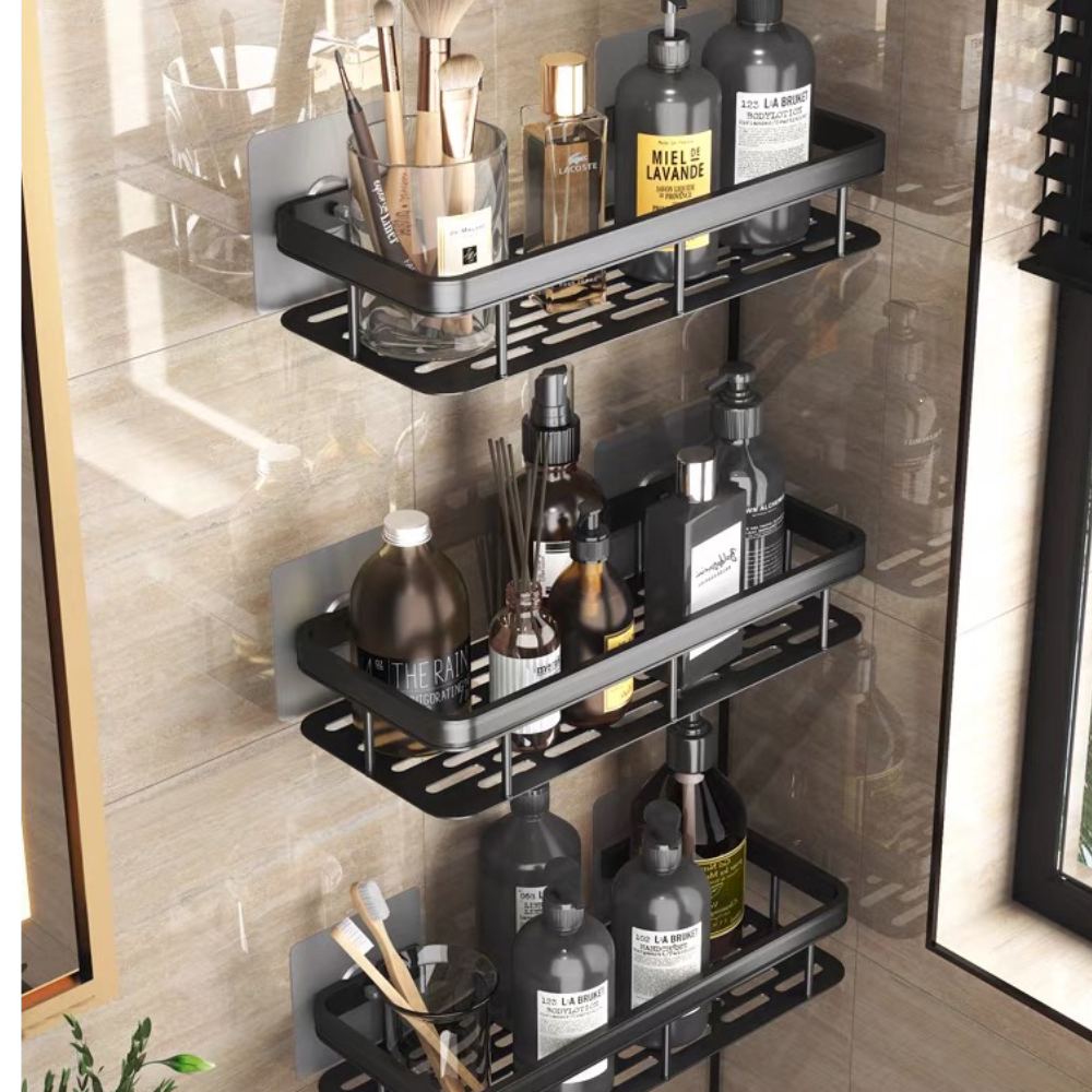 Suporte de Banheiro para Shampoo Autoadesivo Premium - Zatto