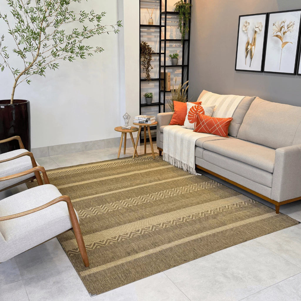 Tapete Sisal 2,00 x 2,50m para Sala Cozinha Escritório - Zatto