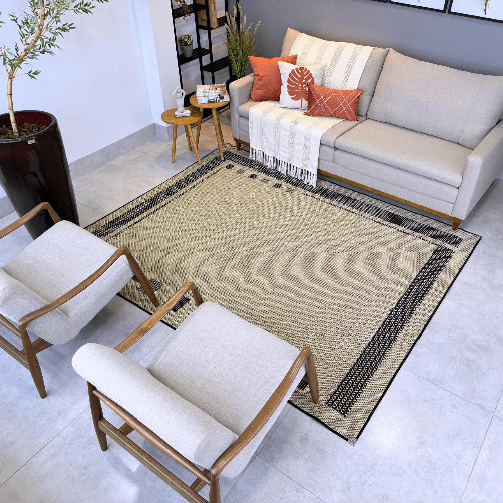 Tapete Sisal 2,00 x 2,50m para Sala Cozinha Escritório - Zatto