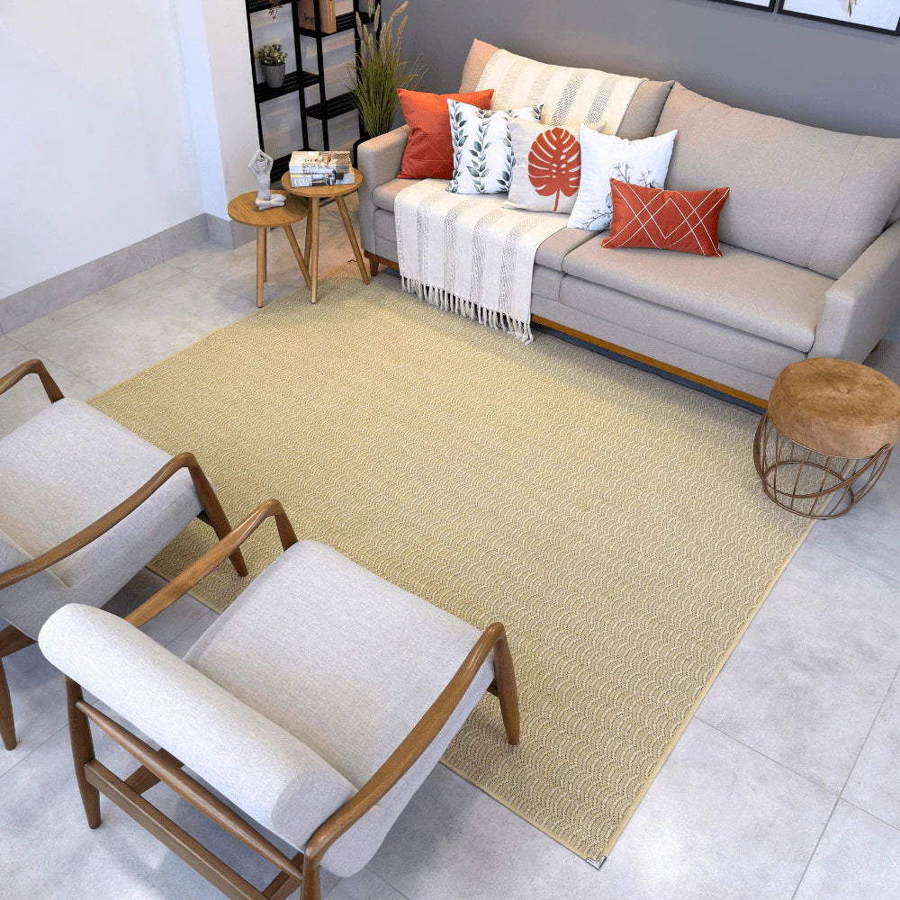 Tapete Sisal 2,00 x 2,50m para Sala Cozinha Escritório - Zatto