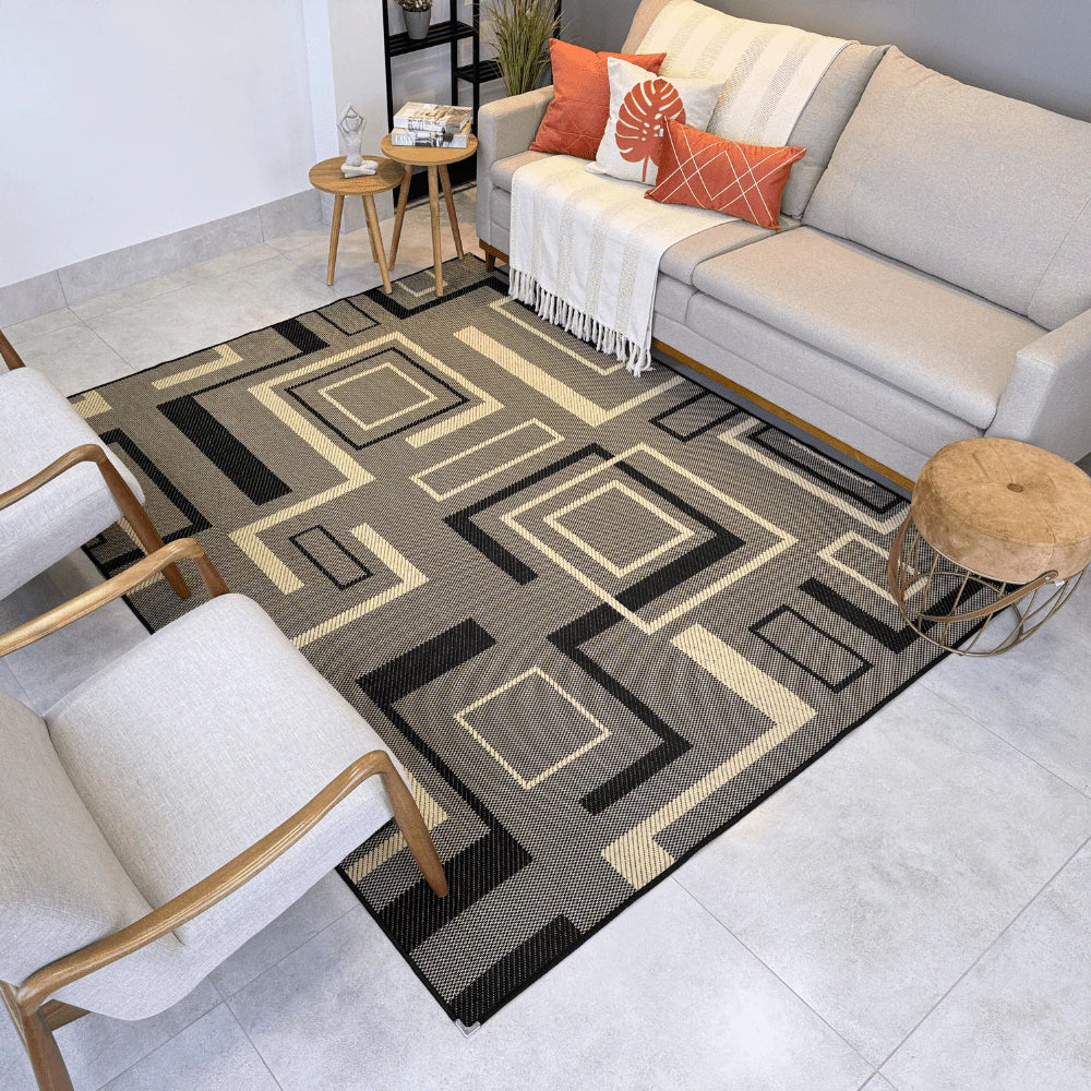 Tapete Sisal 2,00 x 2,50m para Sala Cozinha Escritório - Zatto