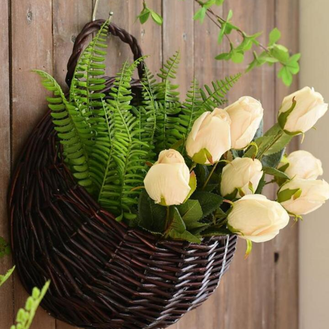 Vaso para Plantas Suspenso em Rattan - Zatto