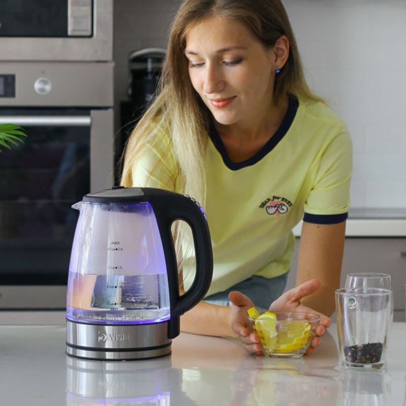 Chaleira Elétrica 2L em Vidro e Inox 110v/220v - Zatto