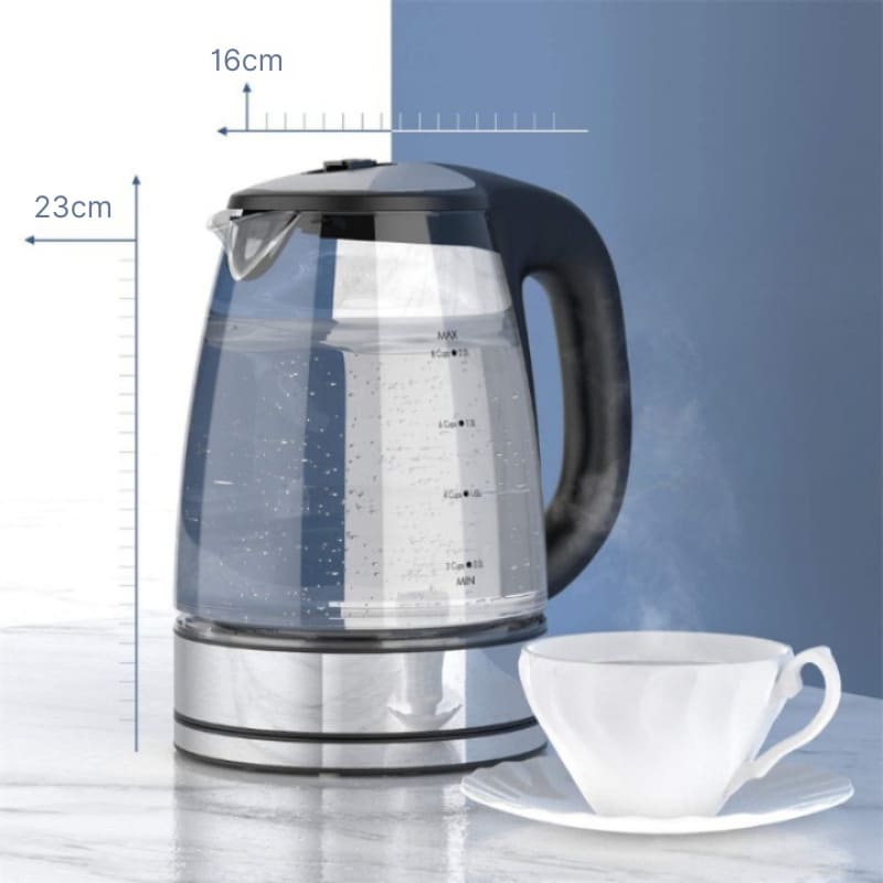 Chaleira Elétrica 2L em Vidro e Inox 110v/220v - Zatto