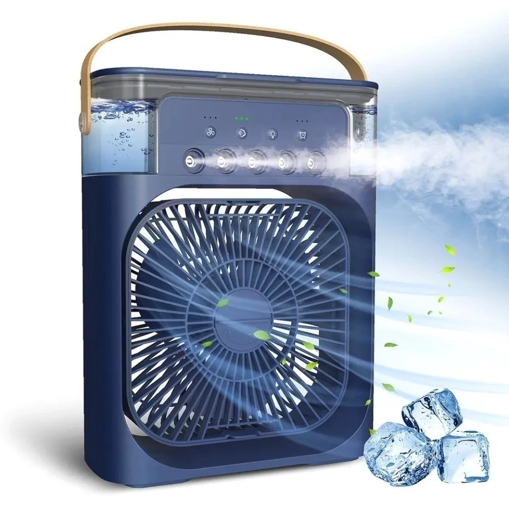 Climatizador e Umidificador Portátil com LED e Reservatório de Água - Zatto