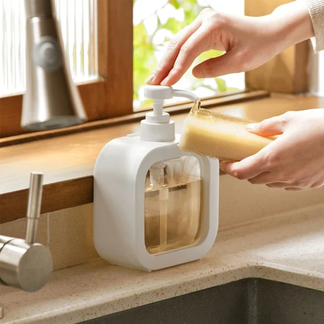 Dispenser Recarregável para Sabonete Líquido ou Detergente - Zatto