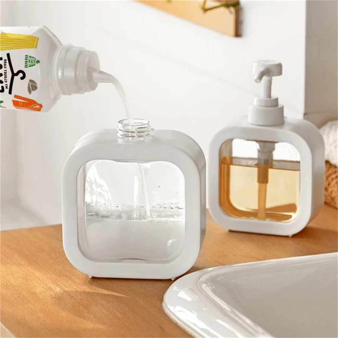 Dispenser Recarregável para Sabonete Líquido ou Detergente - Zatto