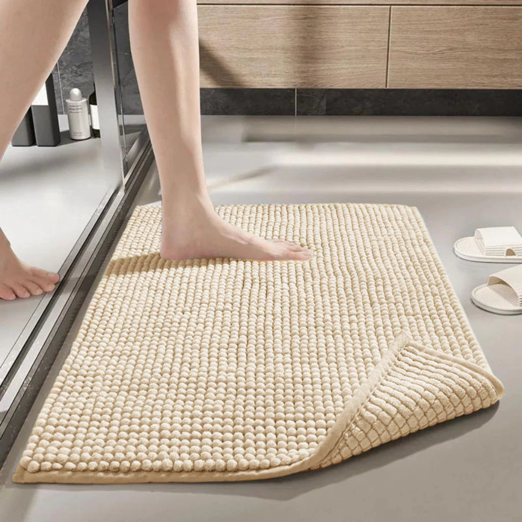 Tapete para Banheiro Antiderrapante Bolinha Microfibra Premium - Zatto