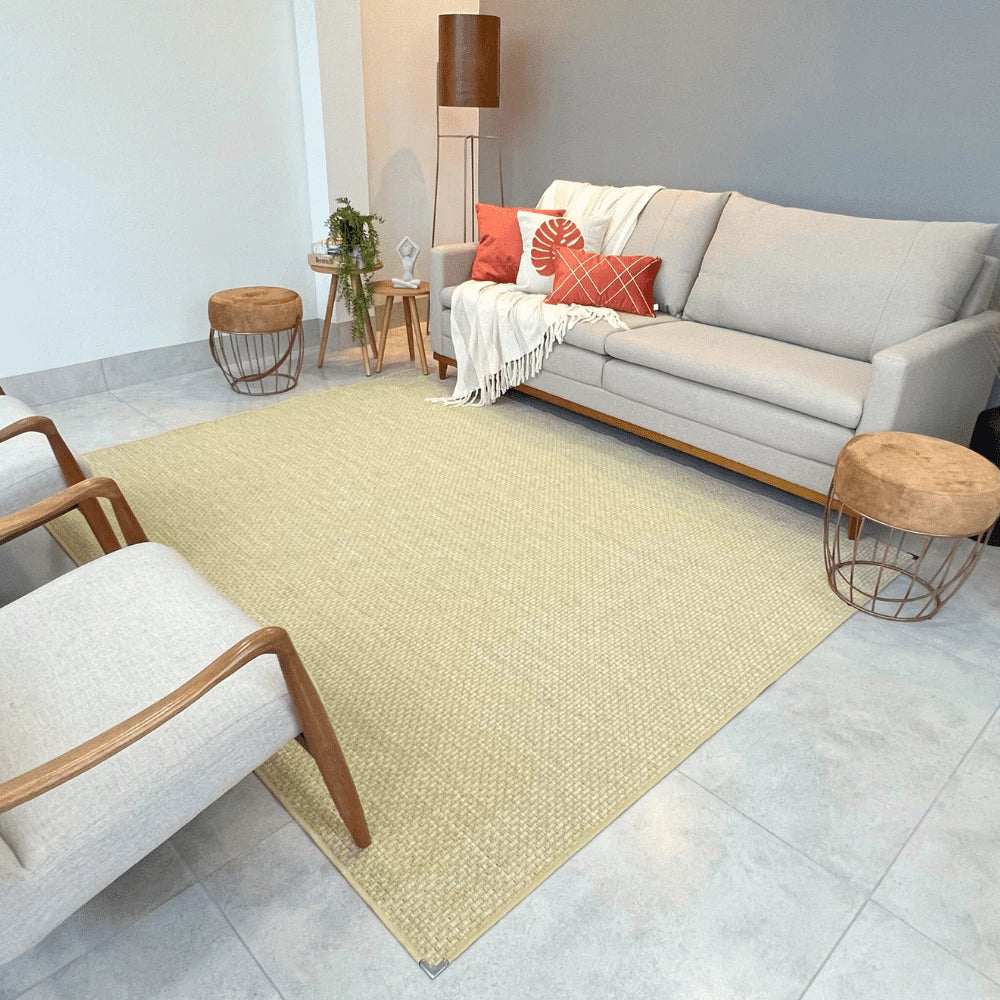 Tapete Sisal 2,00 x 2,50m para Sala Cozinha Escritório - Zatto