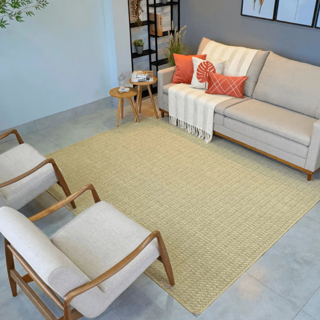 Tapete Sisal 2,00 x 2,50m para Sala Cozinha Escritório - Zatto