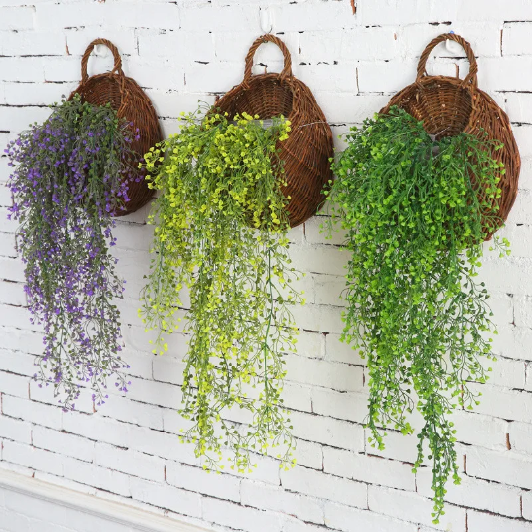 Vaso para Plantas Suspenso em Rattan - Zatto